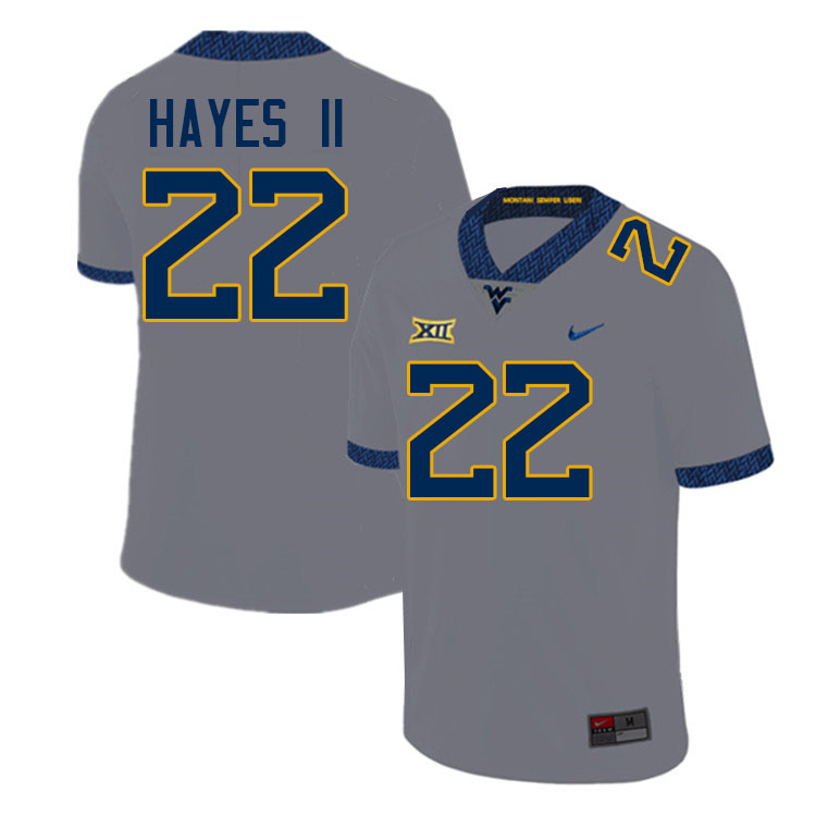 Michael Hayes II WVU Jersey,West Virginia Mountaineers #22 Michael Hayes II Jersey Youth-Grey